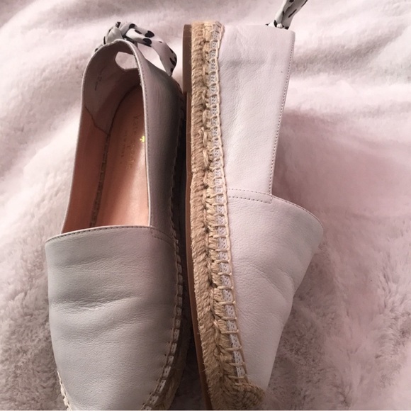 Kate Spade New York White Grayson Round-Toe Espadrilles - Picture 3 of 6